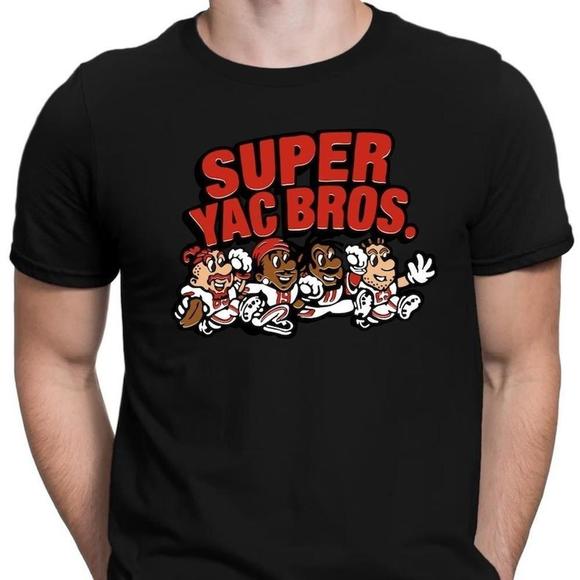Super Yac Bros 49Ers T-Shirt Football Unisex Tee Gift For Niners Fan - Picture 1 of 4